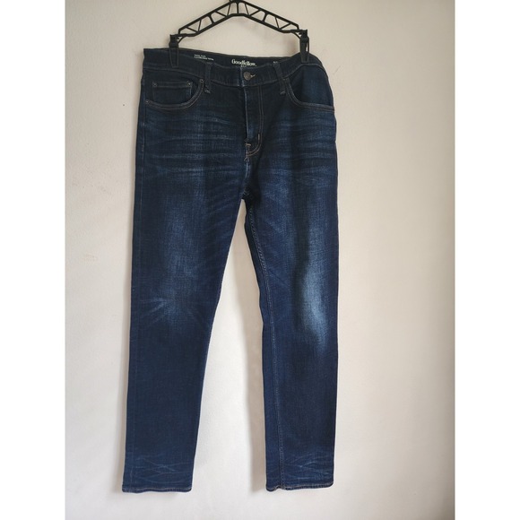 Flex Other - Goodfellow & Co Total Flex Slim Straight Jeans Men's 34x34 Dark Wash Stretch